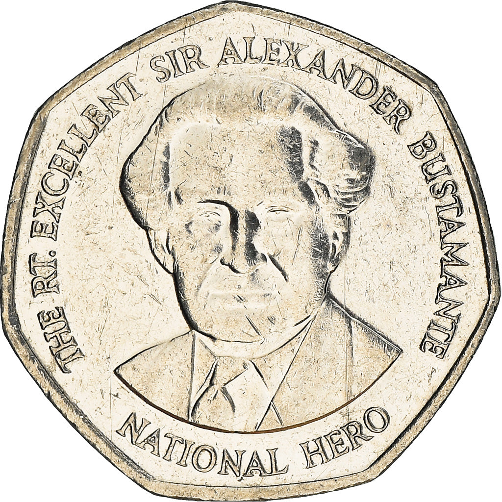 Monnaie, Jamaica, Elizabeth II, Dollar, 2003, British Royal Mint, TTB, Nickel