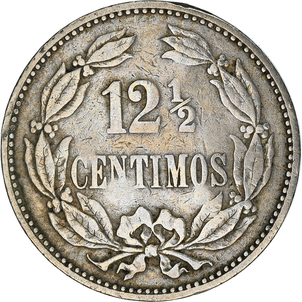 Münze, Venezuela, 12-1/2 Centimos, 1896, S+, Copper-nickel, KM:28