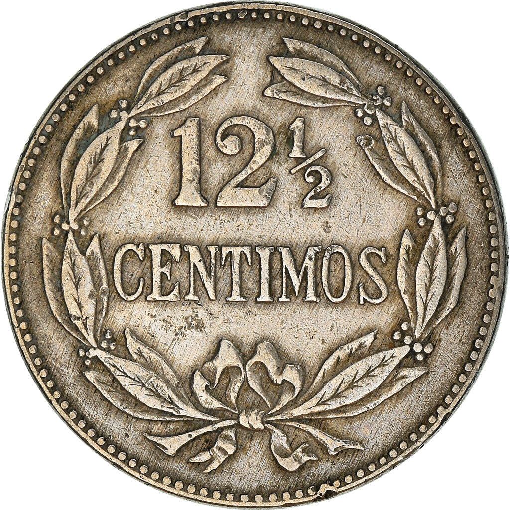 Moeda, Venezuela, 12-1/2 Centimos, 1946, Philadelphia, VF(30-35), Cobre-níquel