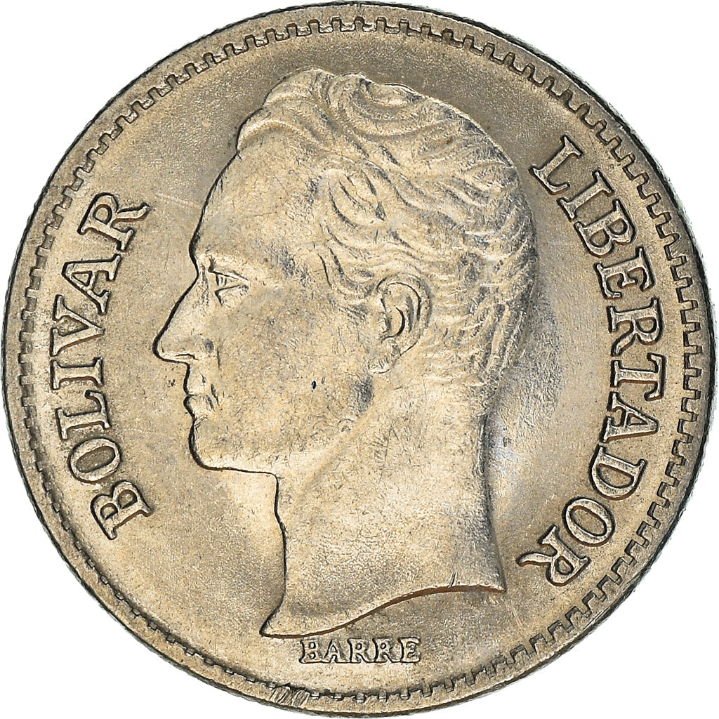 Coin, Venezuela, 25 Centimos, 1978, Werdohl, MS(60-62), Nickel, KM:50.1
