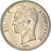 Moneda, Venezuela, 2 Bolivares, 1990, MBC, Níquel recubierto de acero, KM:43a.1