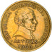 Moneda, Uruguay, Peso, 1968, Santiago, MBC, Níquel - latón, KM:49