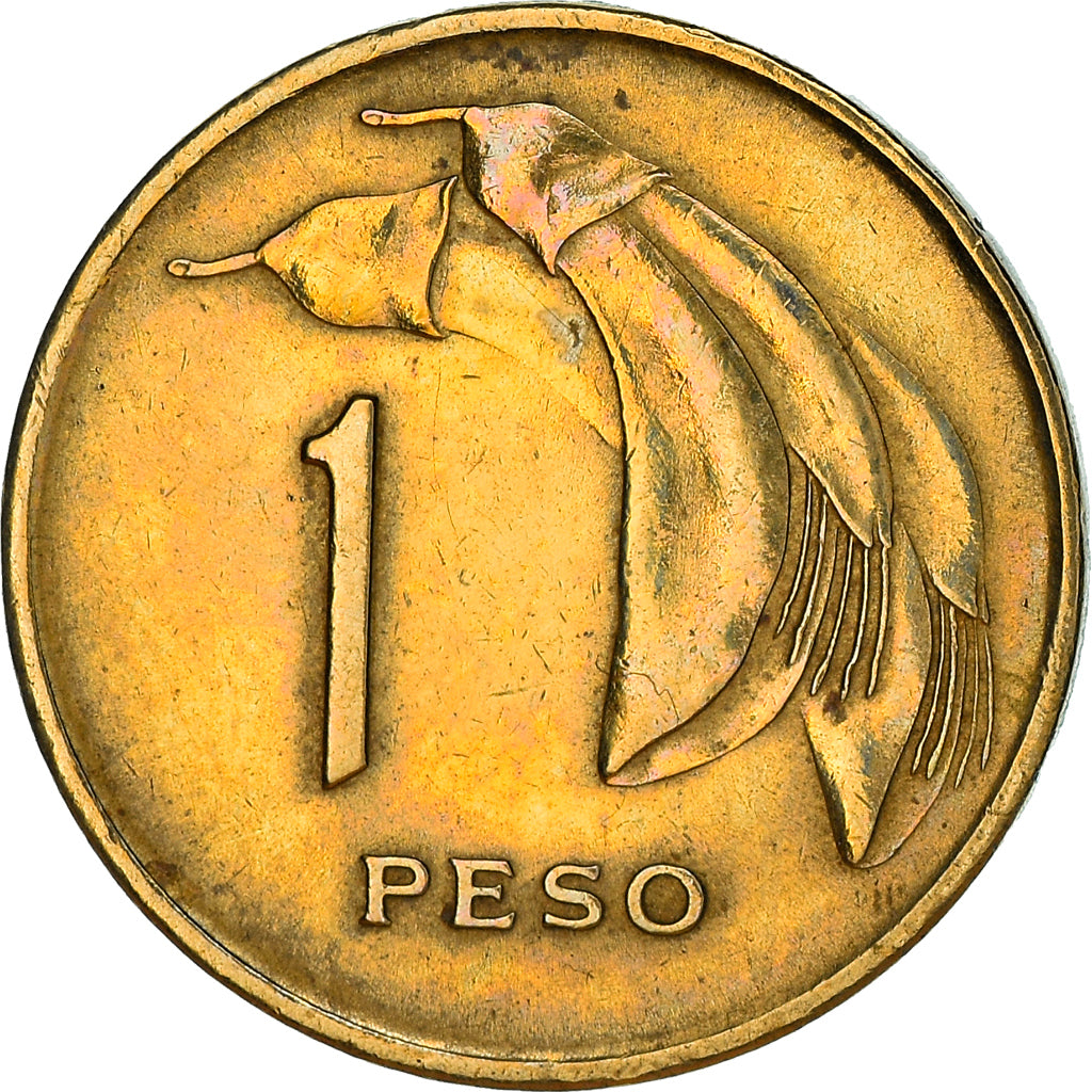 Münze, Uruguay, Peso, 1968, Santiago, SS, Nickel-brass, KM:49