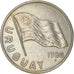 Moeda, Uruguai, 5 Nuevos Pesos, 1980, Santiago, AU(50-53), Cobre-Níquel-Zinco