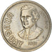 Moneta, Uruguay, 10 Nuevos Pesos, 1981, Santiago, BB+, Rame-nichel, KM:79