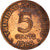 Moeda, TRINDADE E TOBAGO, 5 Cents, 1966, Franklin Mint, VF(30-35), Bronze, KM:2