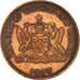 Moneda, TRINIDAD & TOBAGO, 5 Cents, 1977, MBC, Bronce, KM:30