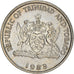 Münze, TRINIDAD & TOBAGO, 25 Cents, 1983, SS+, Copper-nickel, KM:32