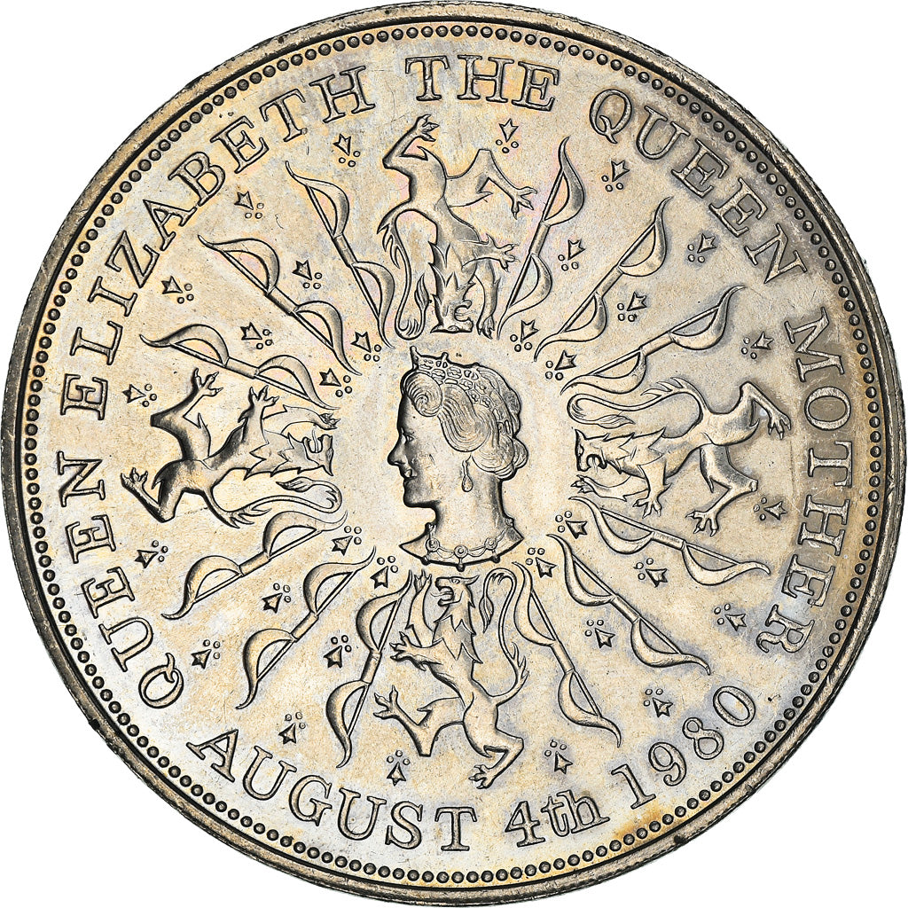 Moeda, Grã-Bretanha, Elizabeth II, 25 New Pence, 1980, EF(40-45)