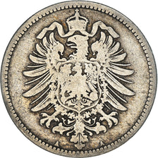 Coin, GERMANY - EMPIRE, Wilhelm I, Mark, 1876, Berlin, VF(20-25), Silver, KM:7