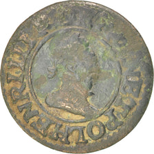 Moneda, Francia, Denier Tournois, Paris, BC+, Cobre, CGKL:91