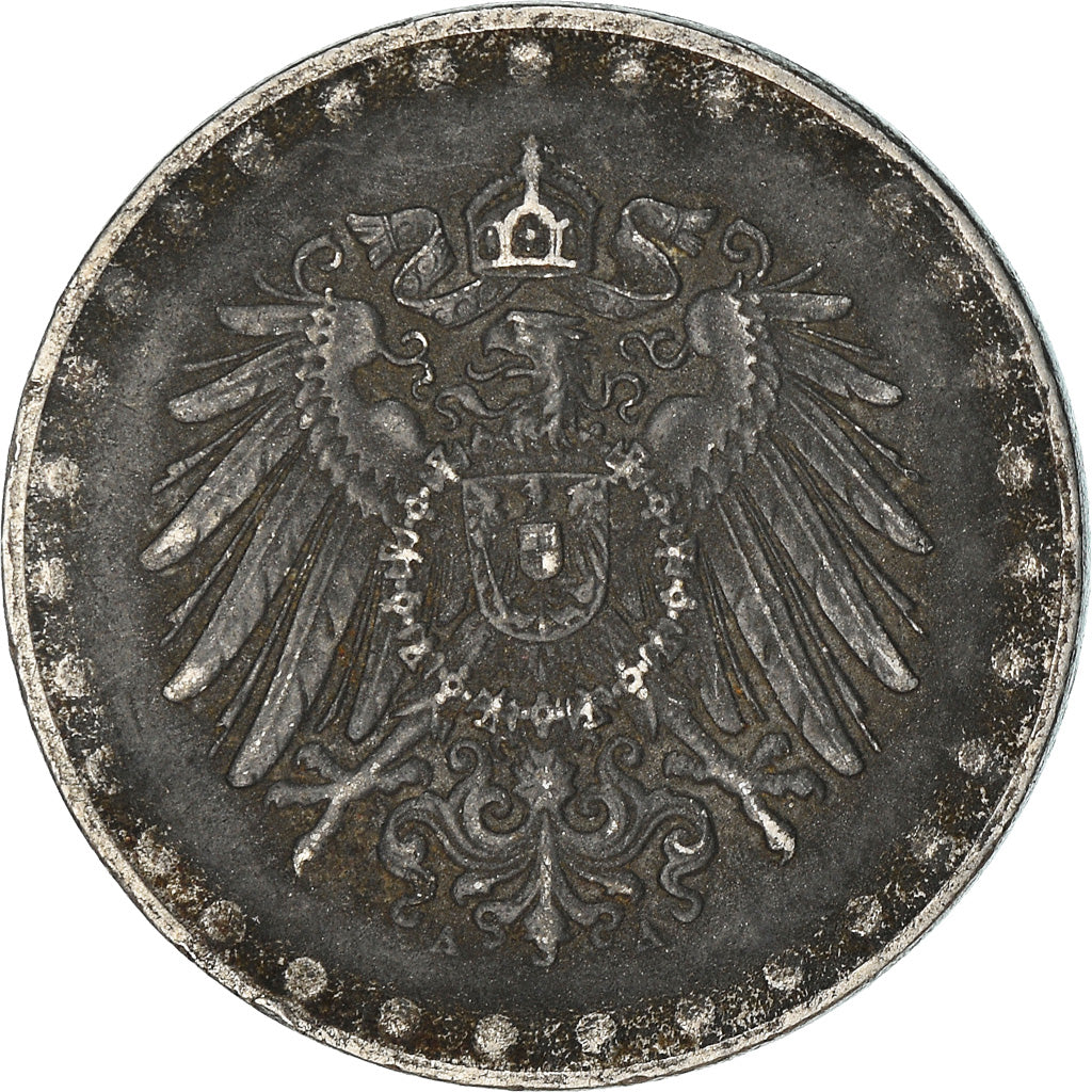 Münze, GERMANY - EMPIRE, 10 Pfennig, 1916, Berlin, S+, Iron, KM:20