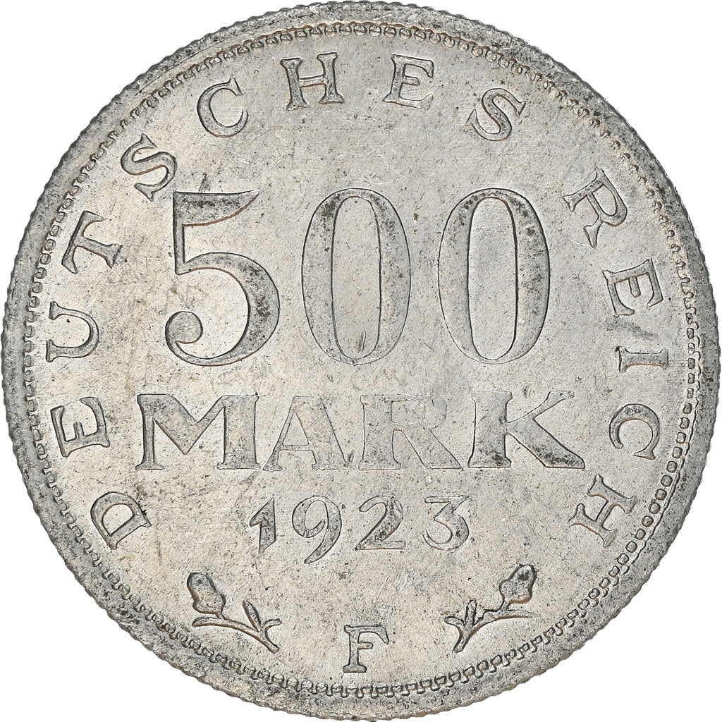 Münze, Deutschland, Weimarer Republik, 500 Mark, 1923, Stuttgart, SS+