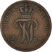 Monnaie, Etats allemands, OLDENBURG, Nicolaus Friedrich Peter, 3 Schwaren, 3
