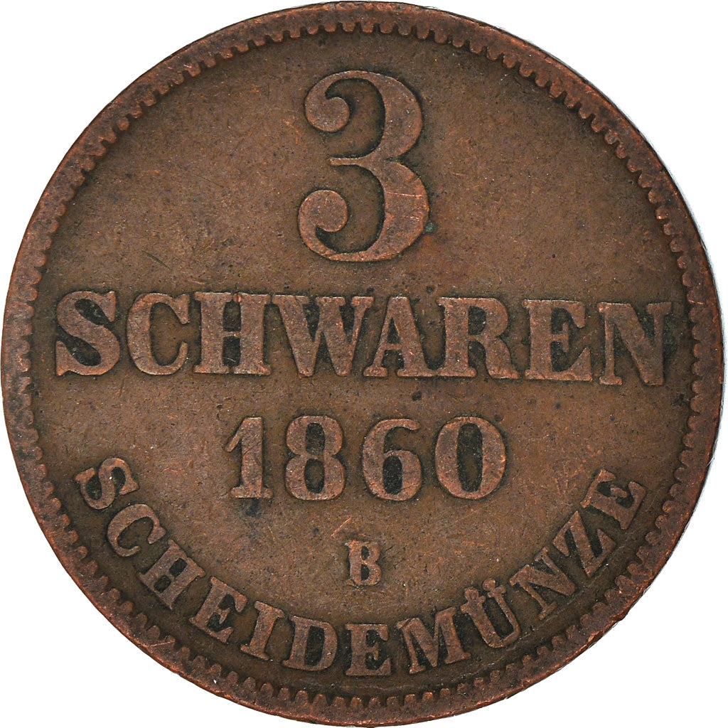 Coin, German States, OLDENBURG, Nicolaus Friedrich Peter, 3 Schwaren, 3 Pfennig
