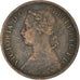 Moneta, Gran Bretagna, Victoria, Farthing, 1885, MB+, Bronzo, KM:753