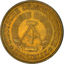 Münze, GERMAN-DEMOCRATIC REPUBLIC, 20 Pfennig, 1984, Berlin, S+, Messing, KM:11