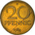 Moneda, REPÚBLICA DEMOCRÁTICA ALEMANA, 20 Pfennig, 1984, Berlin, BC+, Latón