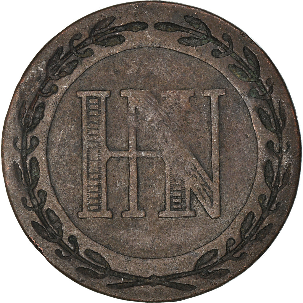 Moneta, Stati tedeschi, WESTPHALIA, Jerome, 5 Centimes, 1809, Cassel, MB, Rame