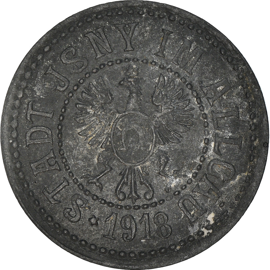 Moeda, Alemanha, Kriegsgeld, Isny im Allgäu, 25 Pfennig, 1918, EF(40-45), Zinco
