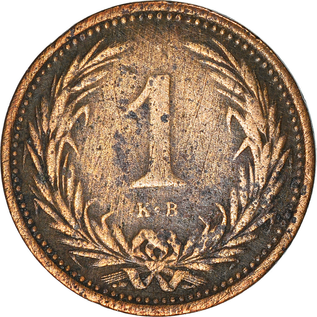 Münze, Ungarn, Franz Joseph I, Filler, 1893, Kormoczbanya, S, Bronze, KM:480