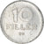 Moneda, Hungría, 10 Filler, 1961, Budapest, MBC+, Aluminio, KM:547