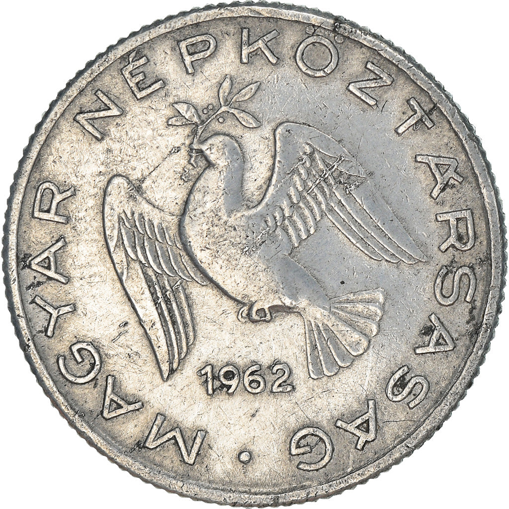 Coin, Hungary, 10 Filler, 1962, Budapest, VF(30-35), Aluminum, KM:547