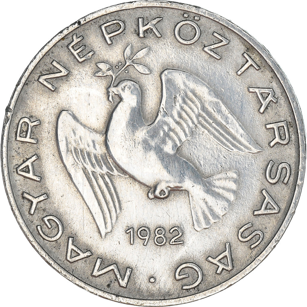 Moneta, Węgry, 10 Filler, 1982, Budapest, VF(30-35), Aluminium, KM:572