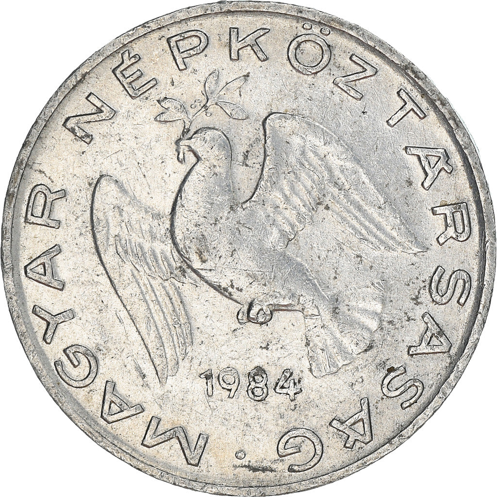 Coin, Hungary, 10 Filler, 1984, Budapest, AU(50-53), Aluminum, KM:572