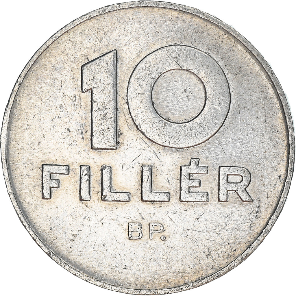 Monnaie, Hongrie, 10 Filler, 1987, Budapest, TTB+, Aluminium, KM:572