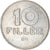 Moneda, Hungría, 10 Filler, 1987, Budapest, MBC+, Aluminio, KM:572