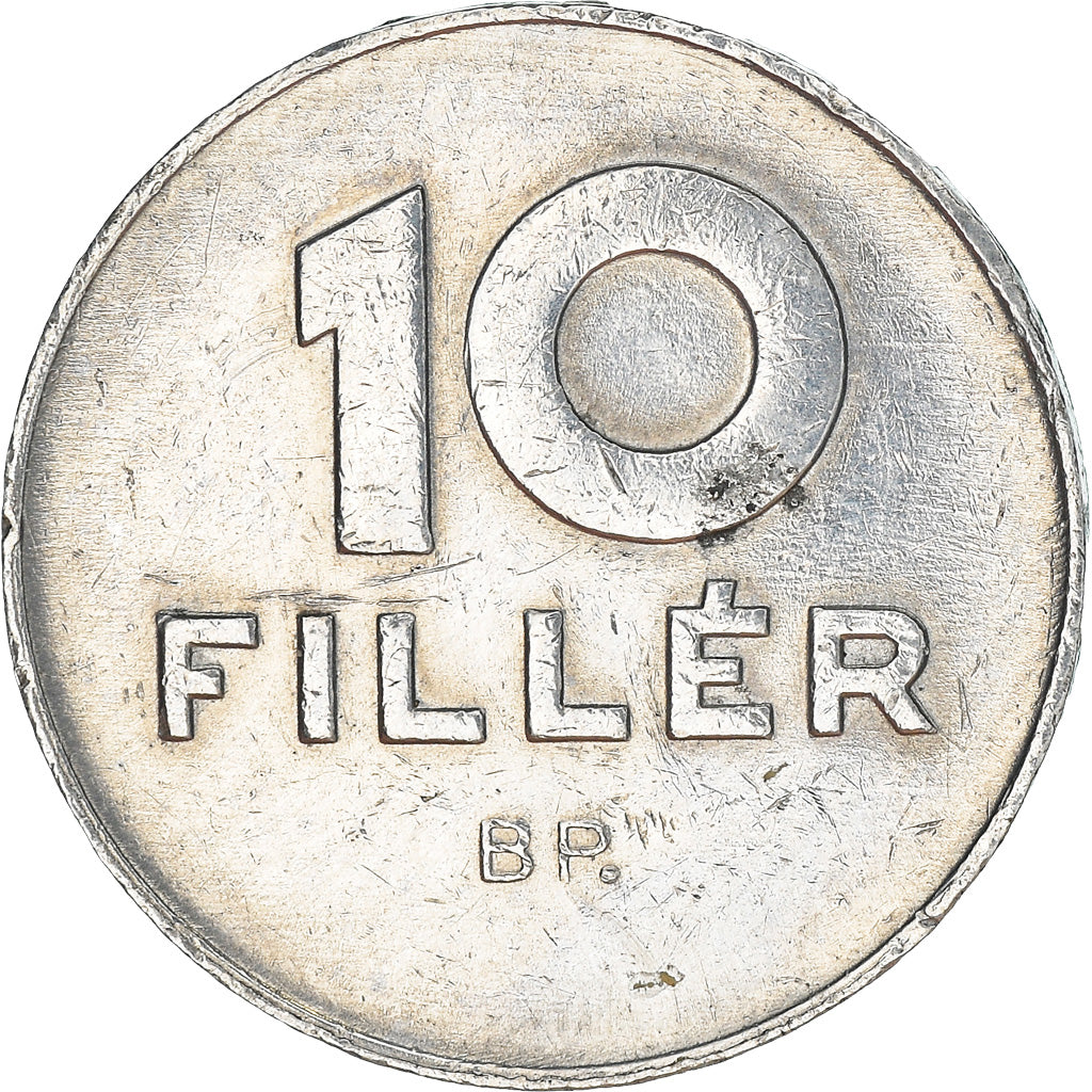 Monnaie, Hongrie, 10 Filler, 1989, Budapest, TB+, Aluminium, KM:572