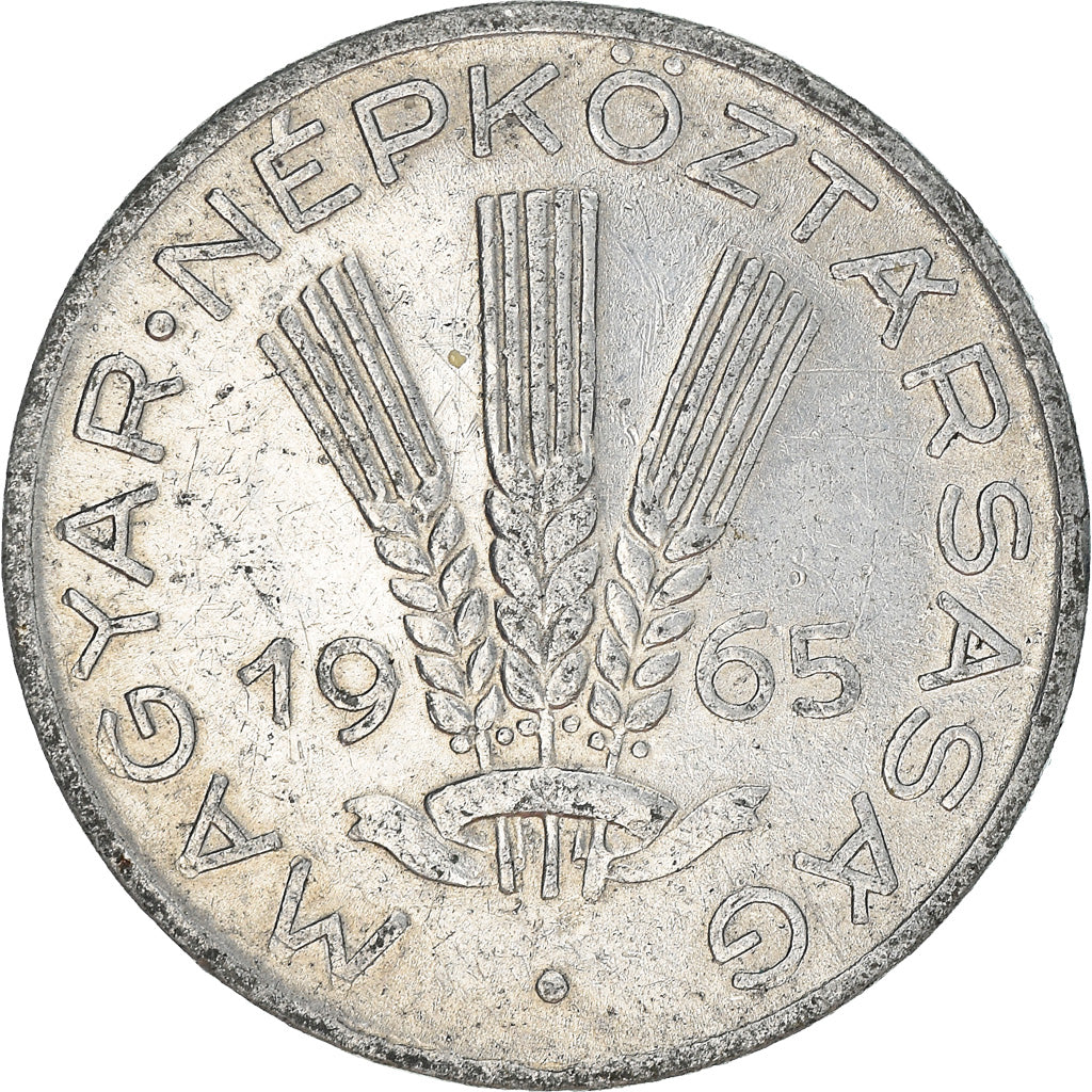 Moneta, Ungheria, 20 Fillér, 1965, Budapest, BB, Alluminio, KM:550