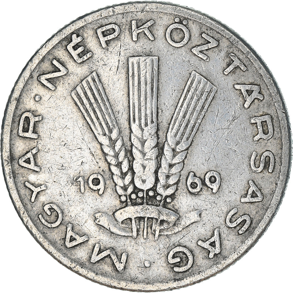 Monnaie, Hongrie, 20 Fillér, 1969, Budapest, TB+, Aluminium, KM:573