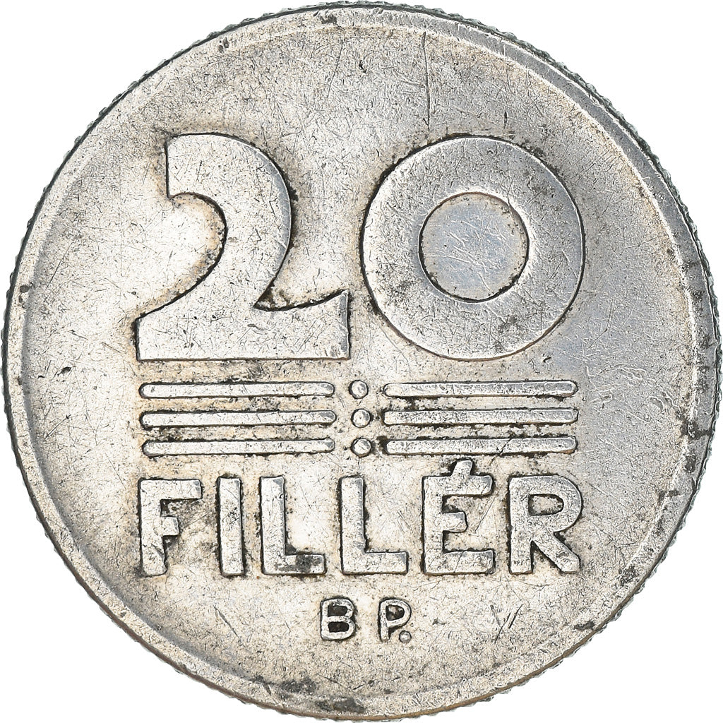 Münze, Ungarn, 20 Fillér, 1971, Budapest, S+, Aluminium, KM:573