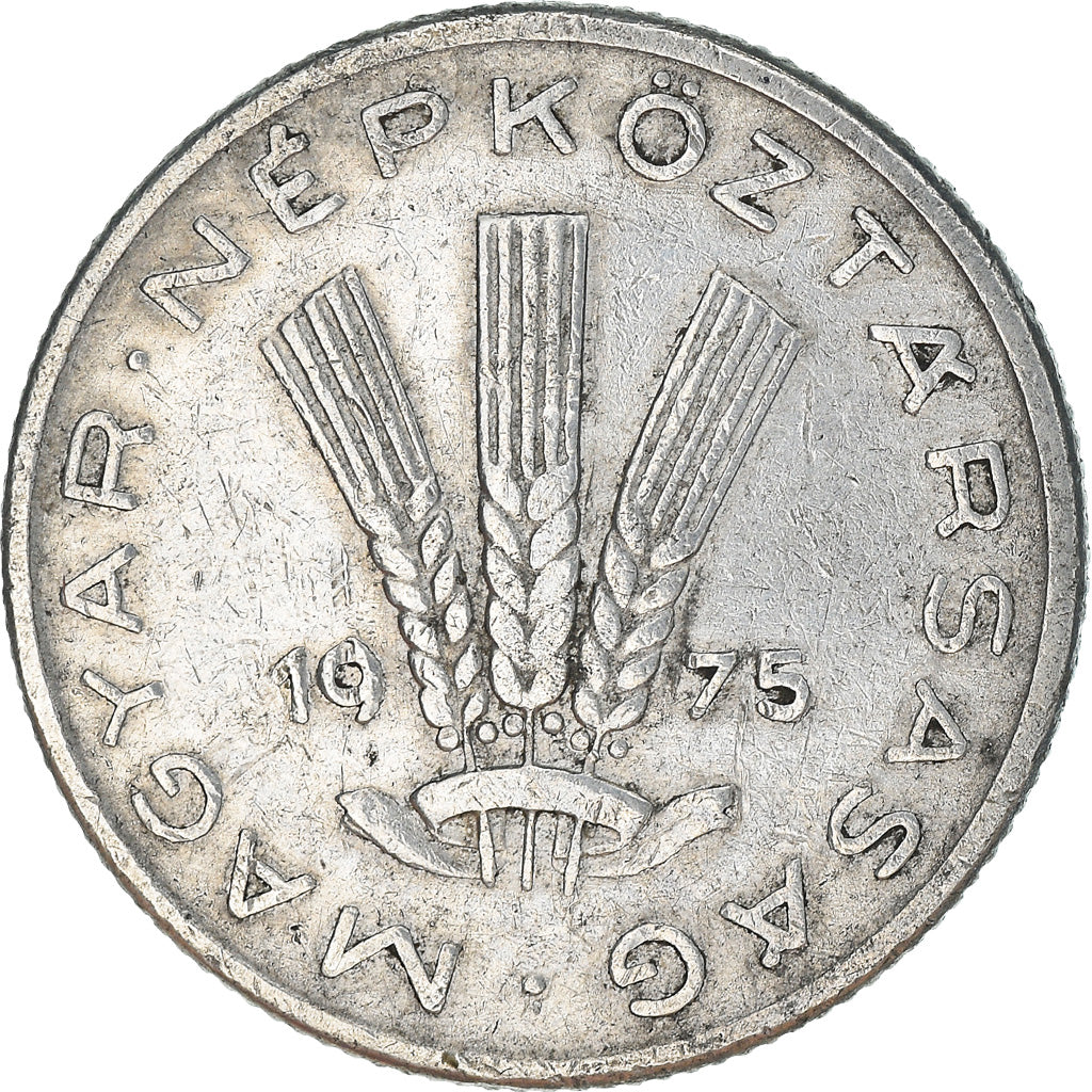 Moneta, Ungheria, 20 Fillér, 1975, Budapest, MB+, Alluminio, KM:573