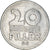 Moneda, Hungría, 20 Fillér, 1975, Budapest, BC+, Aluminio, KM:573