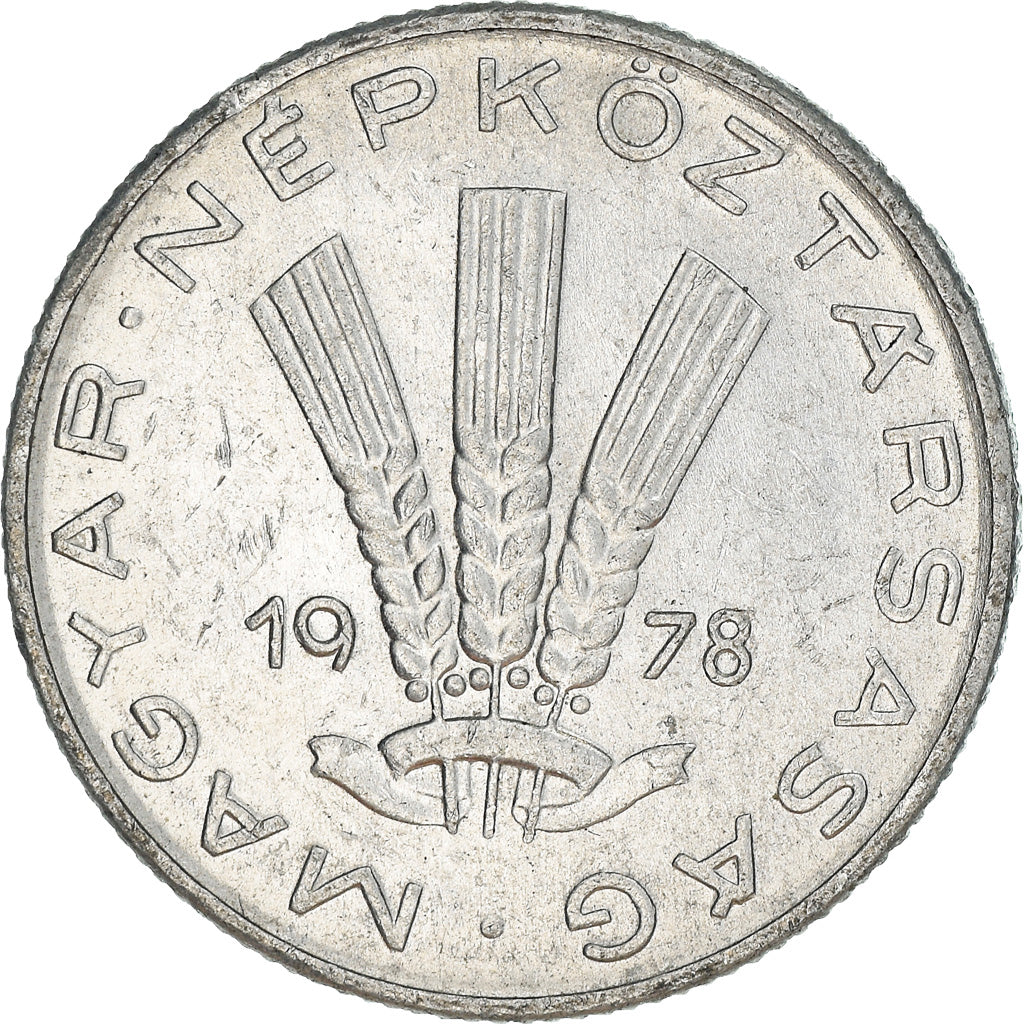 Coin, Hungary, 20 Fillér, 1978, Budapest, AU(50-53), Aluminum, KM:573