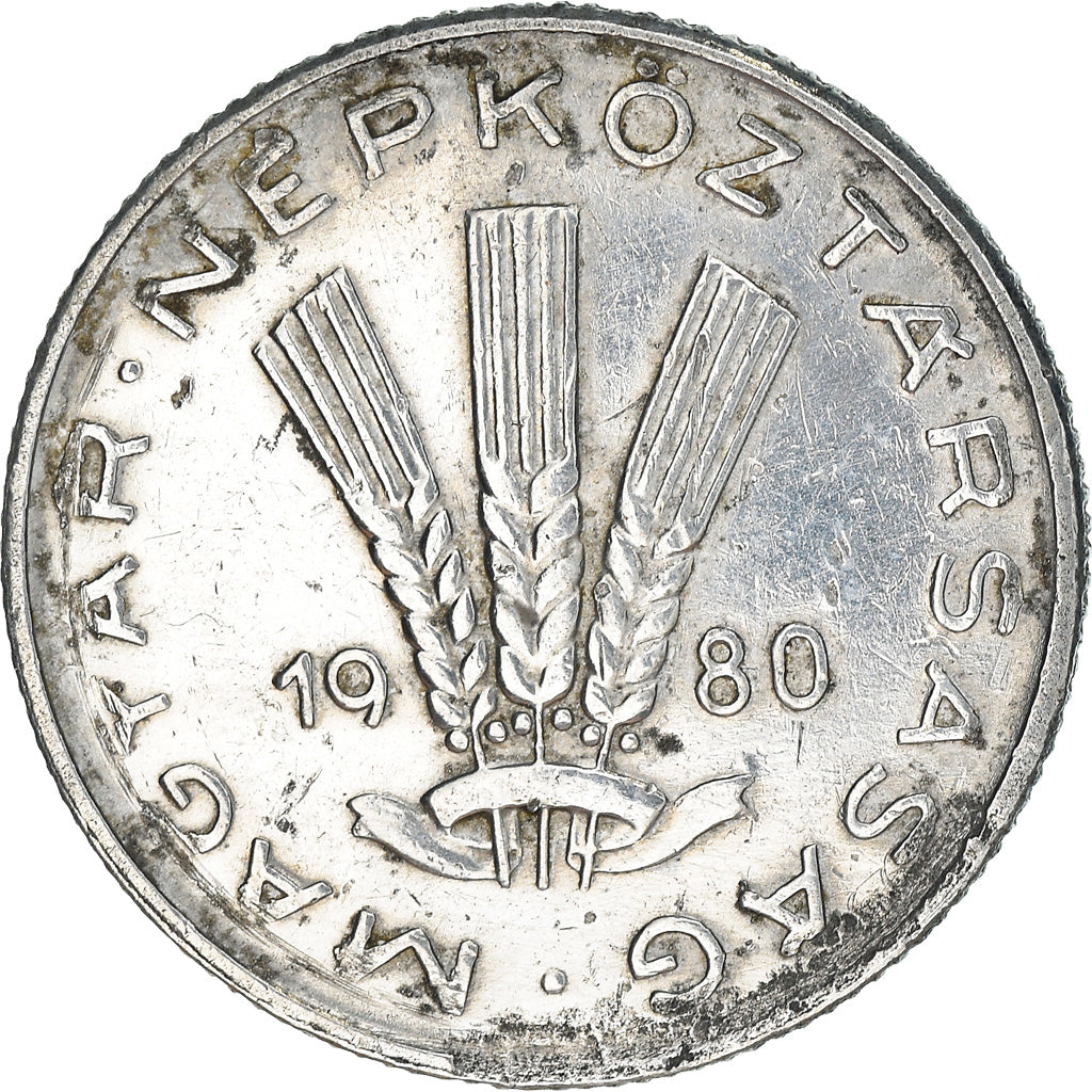 Moneta, Ungheria, 20 Fillér, 1980, Budapest, MB, Alluminio, KM:573
