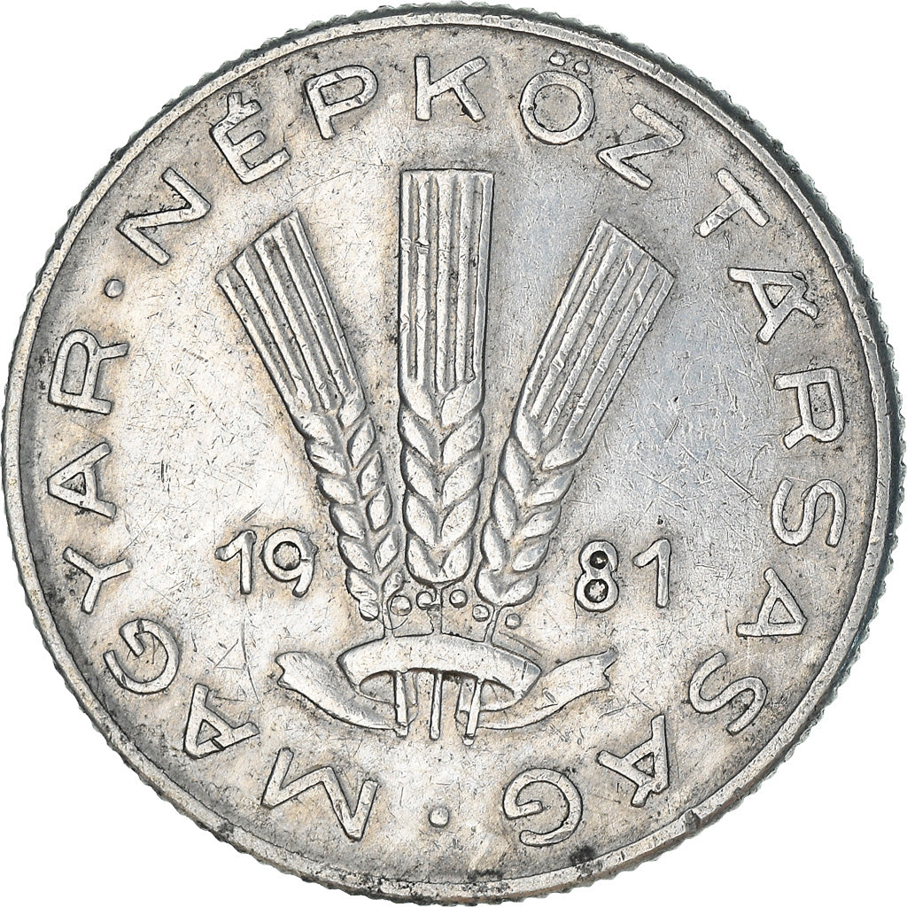 Moneta, Ungheria, 20 Fillér, 1981, Budapest, MB+, Alluminio, KM:573