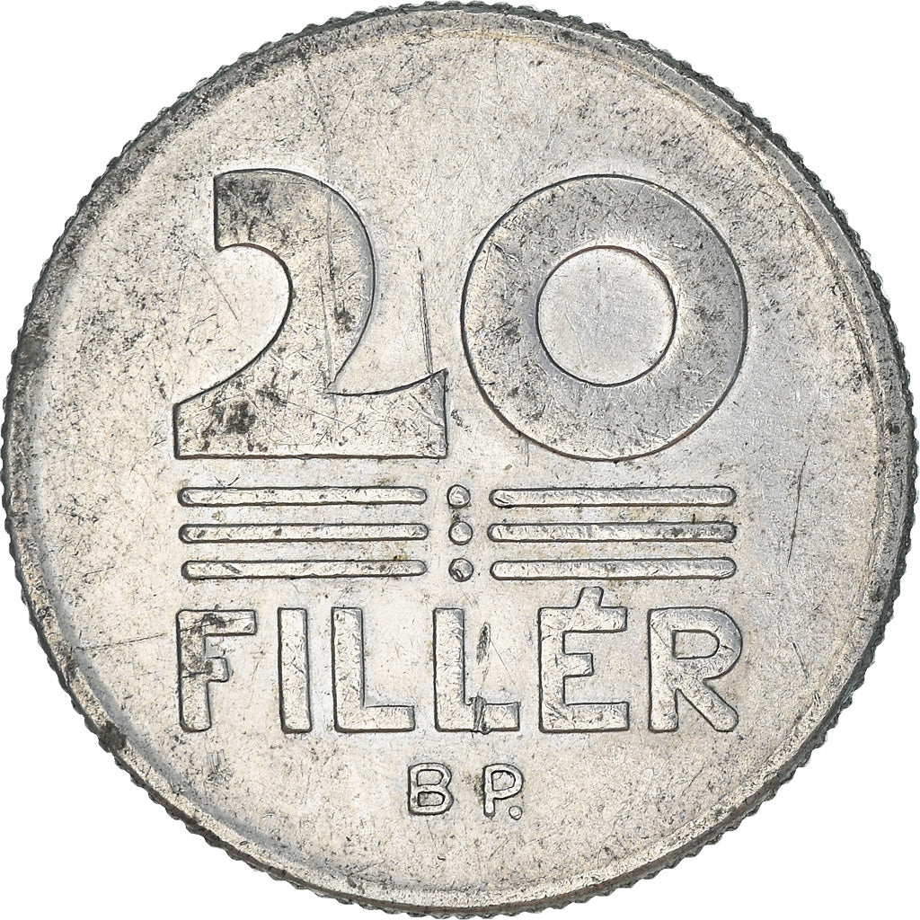 Moeda, Hungria, 20 Fillér, 1983, Budapest, VF(30-35), Alumínio, KM:627