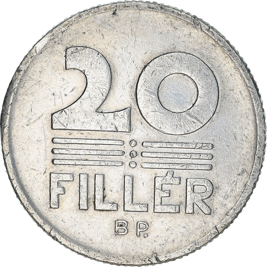 Münze, Ungarn, 20 Fillér, 1986, Budapest, S+, Aluminium, KM:573