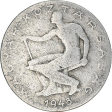 Moneta, Ungheria, 50 Fillér, 1948, Budapest, MB, Alluminio, KM:536