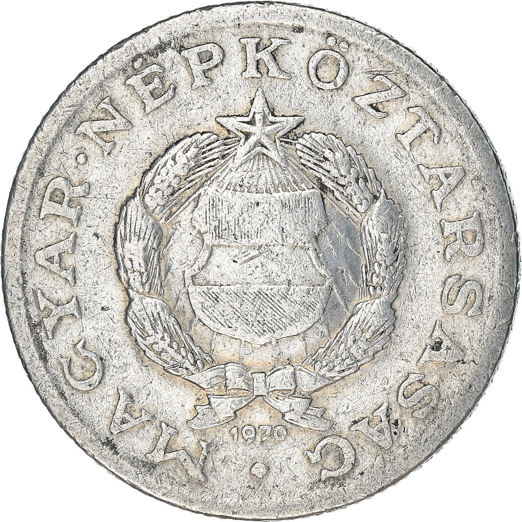 Münze, Ungarn, Forint, 1970, Budapest, S+, Aluminium, KM:575