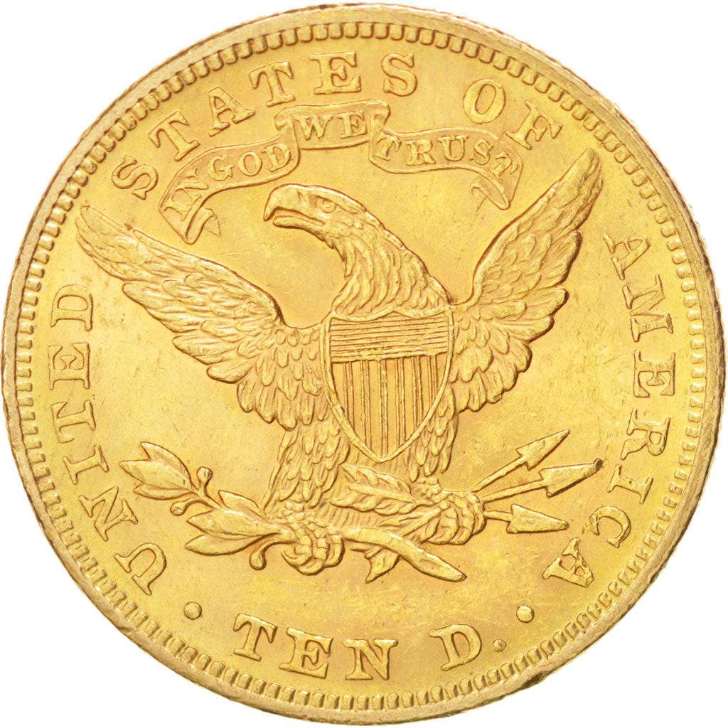 UNITED STATES, Coronet Head, $10, Eagle, 1894, U.S. Mint, KM #102, AU(50-53),...