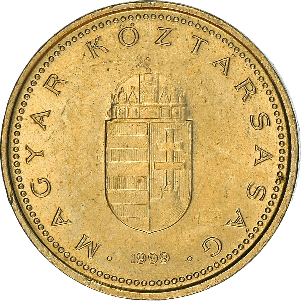 Münze, Ungarn, Forint, 1999, Budapest, SS+, Nickel-brass, KM:692