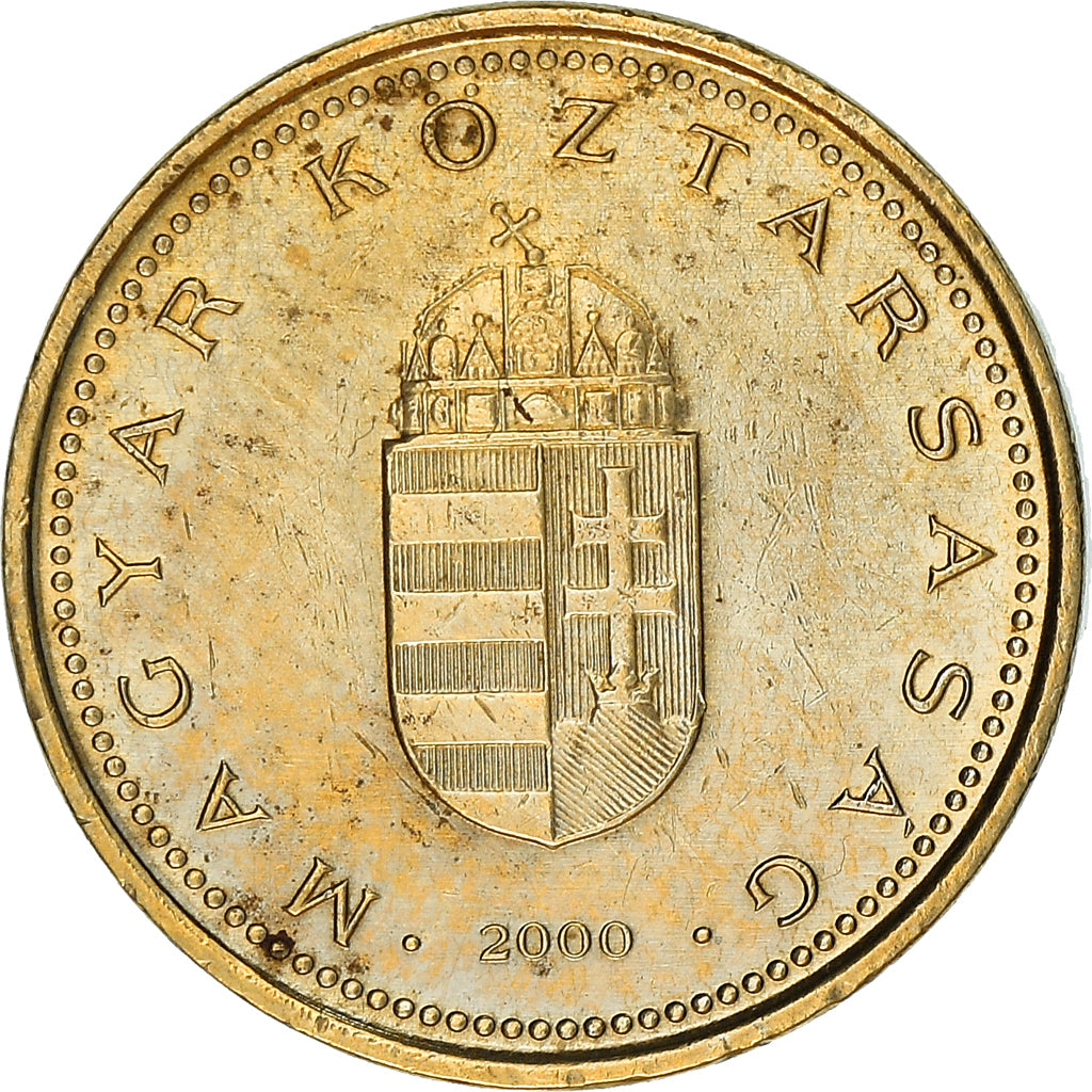 Monnaie, Hongrie, Forint, 2000, Budapest, TTB+, Nickel-brass, KM:692