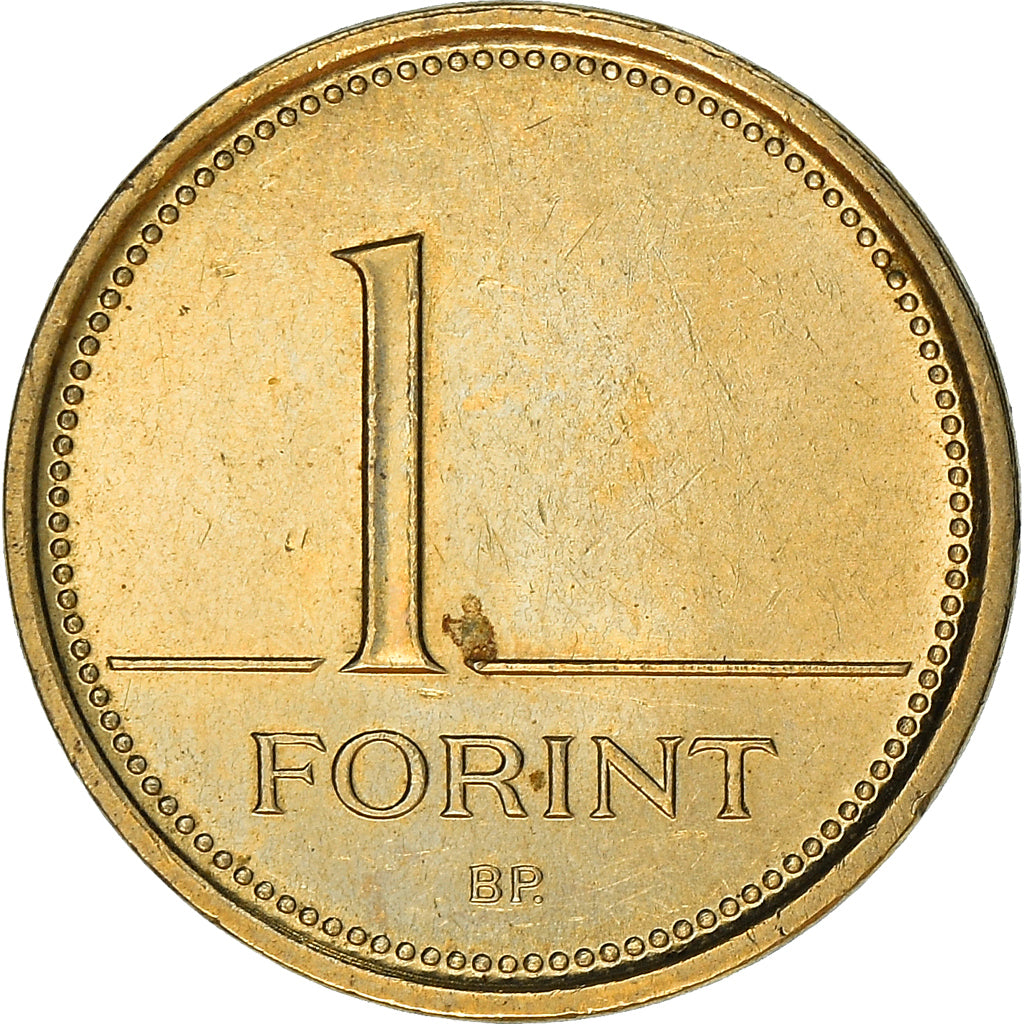Coin, Hungary, Forint, 2001, Budapest, AU(50-53), Nickel-brass, KM:692