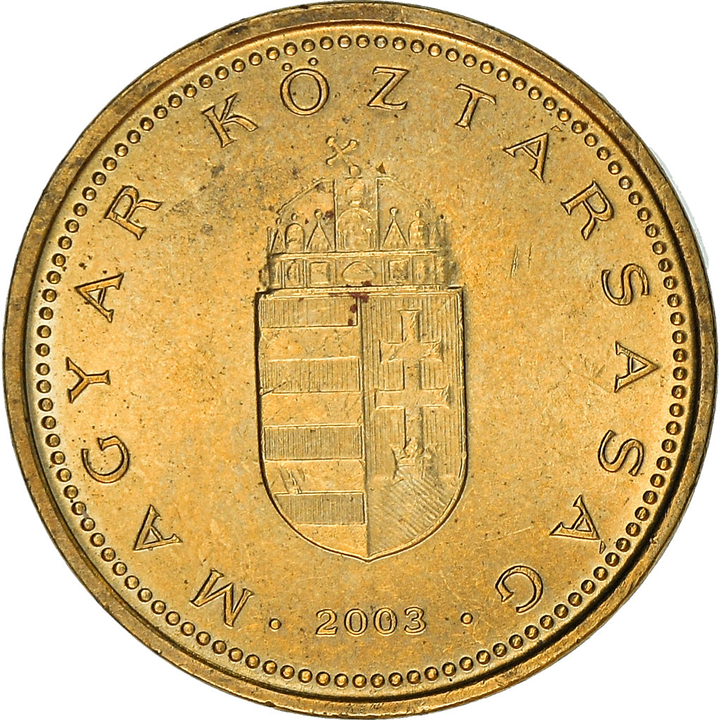 Moneta, Ungheria, Forint, 2003, Budapest, BB+, Nichel-ottone, KM:692