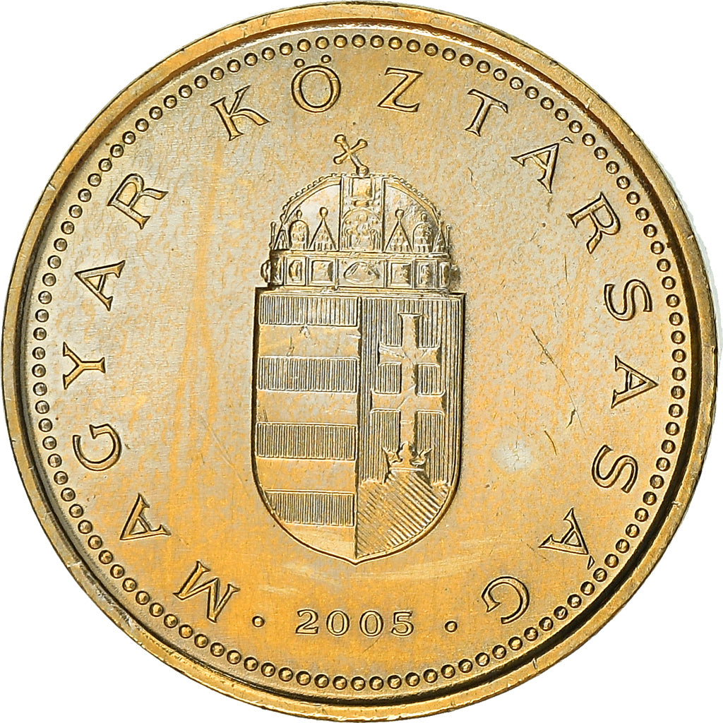 Münze, Ungarn, Forint, 2005, Budapest, SS+, Nickel-brass, KM:692